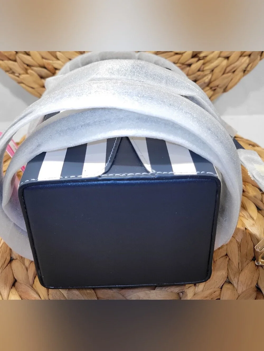 Kate Spade NY Sunkissed Striped 3D Tent Xbody + Embellished Wallet NWT